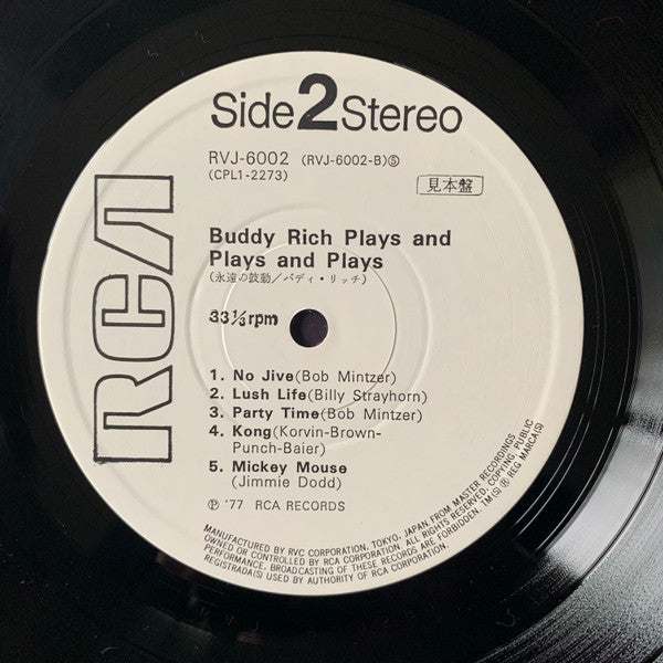 Buddy Rich Plays And Plays And Plays