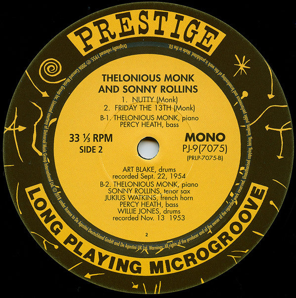 Thelonious Monk / Sonny Rollins