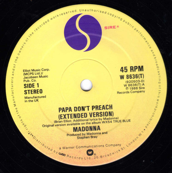 Papa Don't Preach