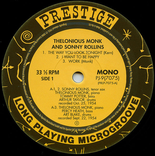 Thelonious Monk / Sonny Rollins