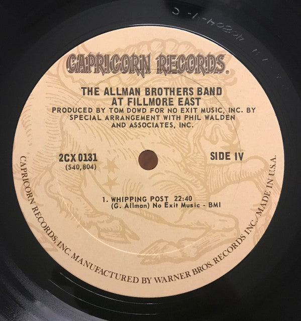 The Allman Brothers Band At Fillmore East