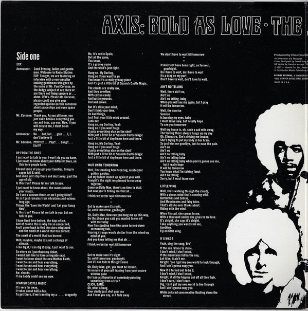 Axis: Bold As Love