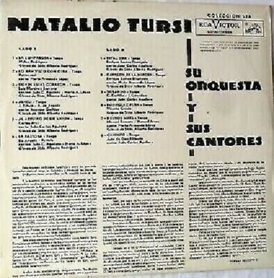 Aquellas Canciones De Natalio Tursi Su Orquesta Y Sus Cantores