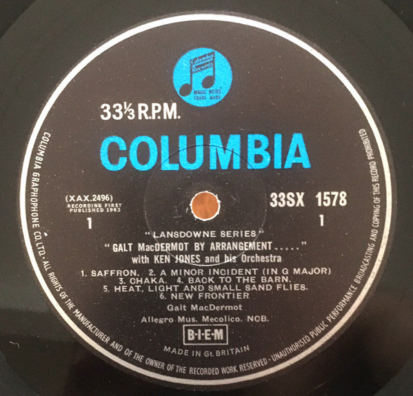 Galt MacDermot By Arrangement