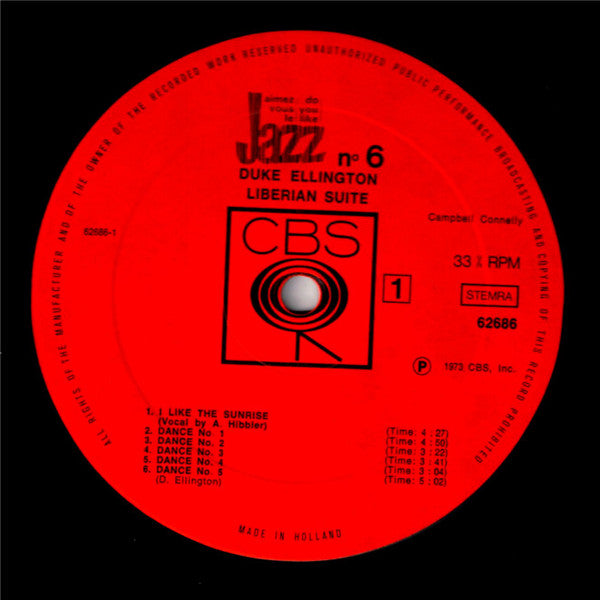 Liberian Suite - A Tone Parallel To Harlem (The Harlem Suite)