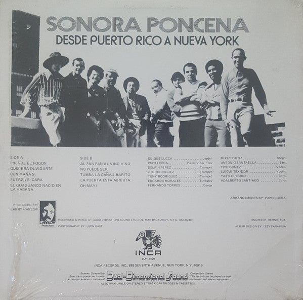 Master Release: Desde Puerto Rico A Nueva York by La Sonora Ponceña