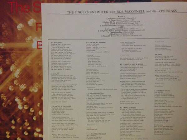 The Singers Unlimited With Rob McConnell And The Boss Brass