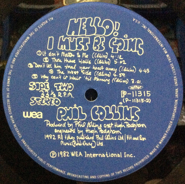 Hello, I Must Be Going