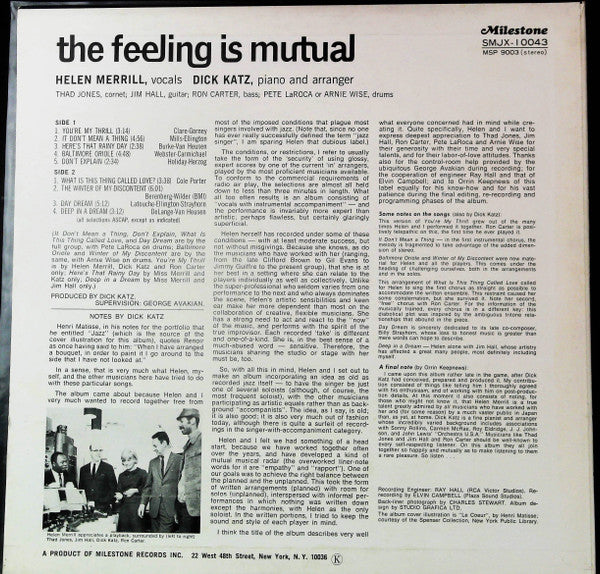 The Feeling Is Mutual