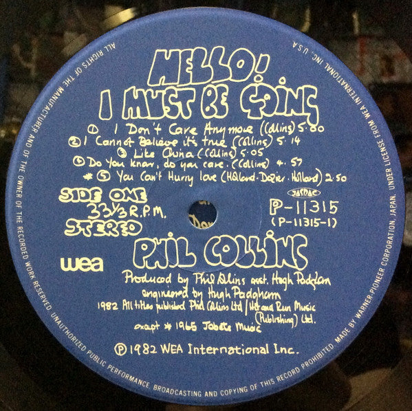 Hello, I Must Be Going