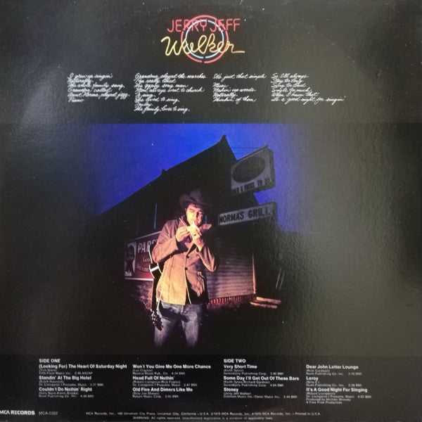 It's A Good Night For Singin'