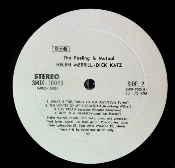 The Feeling Is Mutual