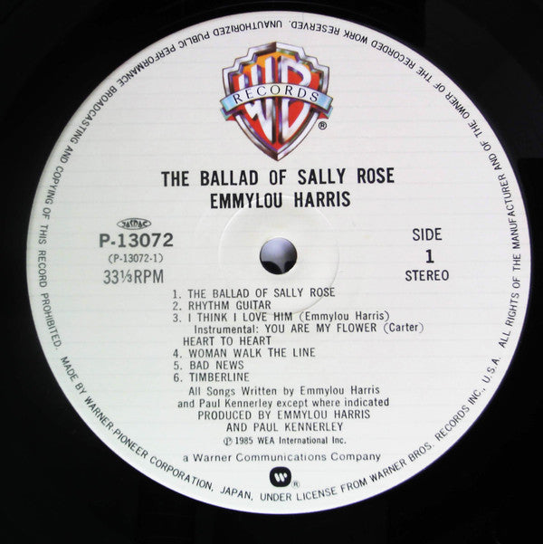 The Ballad Of Sally Rose