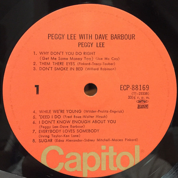 Peggy Lee With Dave Barbour