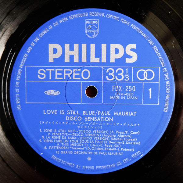 Love Is Still Blue = ラブ・イズ・スティル・ブルー