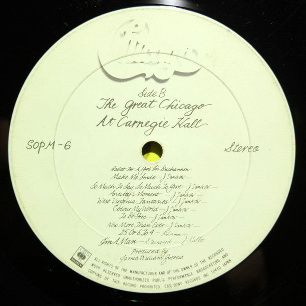 The Great Chicago At Carnegie Hall