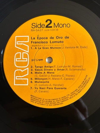 La Época De Oro De Francisco Lomuto = 黄金時代のフランシスコ・ロムート