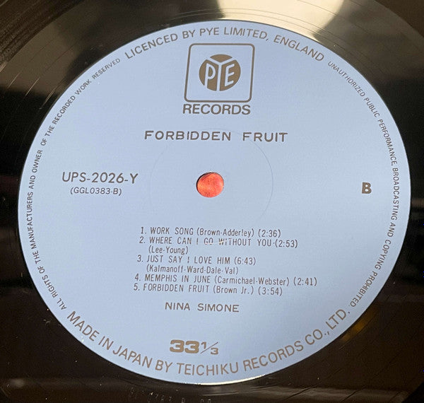 Forbidden Fruit - Nina Simone Collections Vol. 1