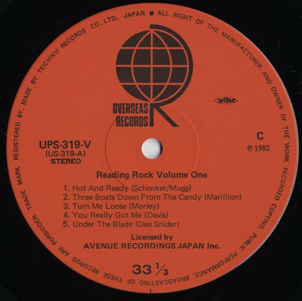 Reading Rock Volume One