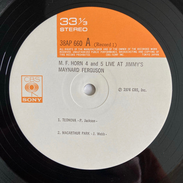 M.F. Horn 4&5: Live At Jimmy's