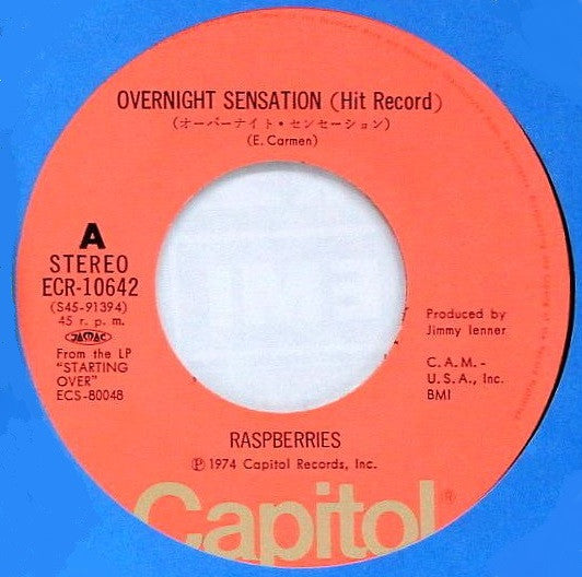 オーバーナイト・センセーション = Overnight Sensation (Hit Record)