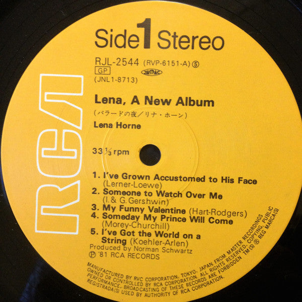 Lena, A New Album