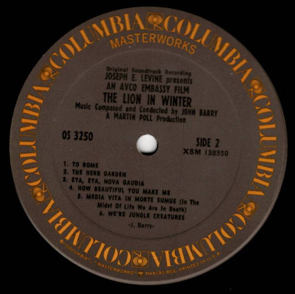 The Lion In Winter (Original Motion Picture Soundtrack)