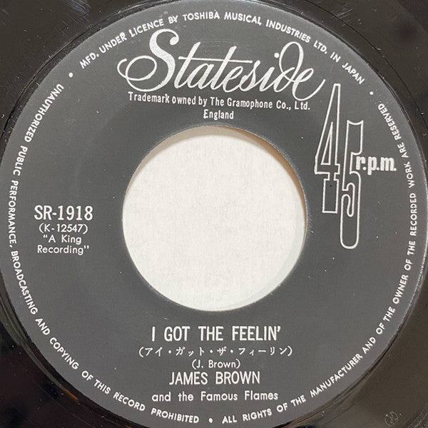 アイ・ガット・ザ・フィーリン = I Got The Feelin' / ゼア・ウァズ・ア・タイム = There Was A Time