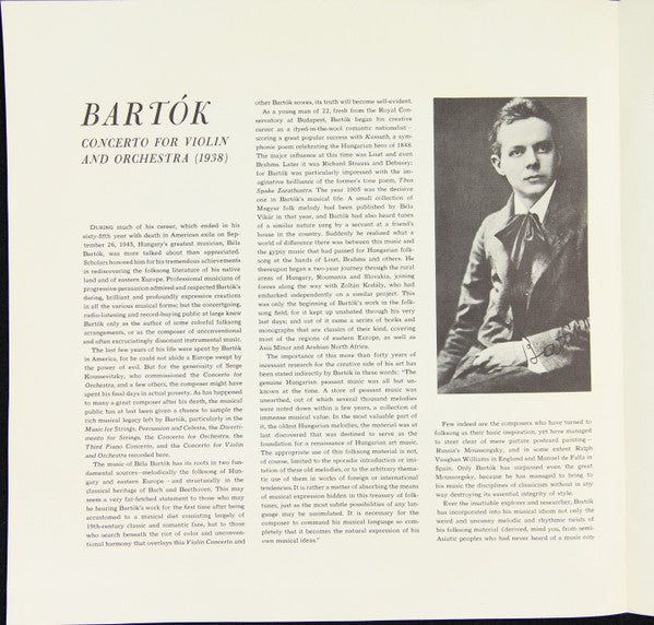 Bartók Violin Concerto