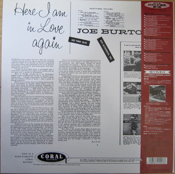 Here I Am In Love Again (Joe Burton At The Piano)