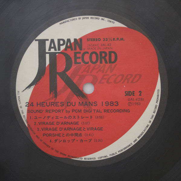 24 Heures Du Mans 1983 Sounds Report by Digital Recording