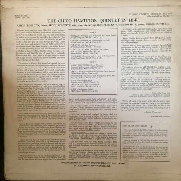 Chico Hamilton Quintet In Hi-Fi