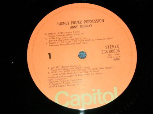 Highly Prized Possession