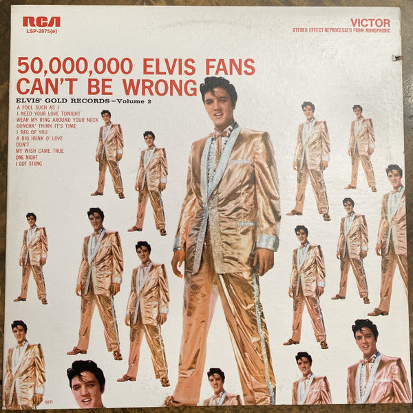 50,000,000 Elvis Fans Can't Be Wrong (Elvis' Gold Records, Vol. 2)