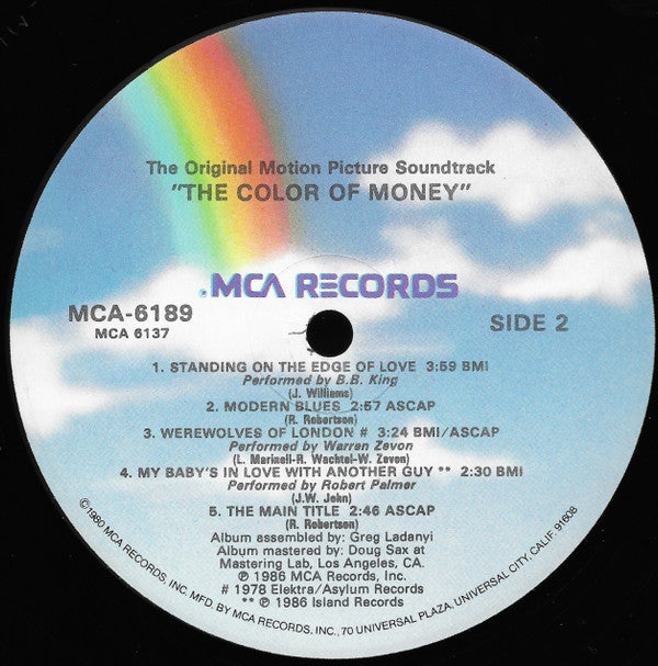"The Color Of Money" - The Original Motion Picture Soundtrack
