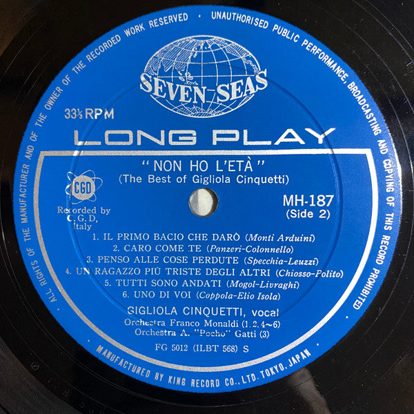 Non Ho L'Età (The Best Of Gigliola Cinquetti)