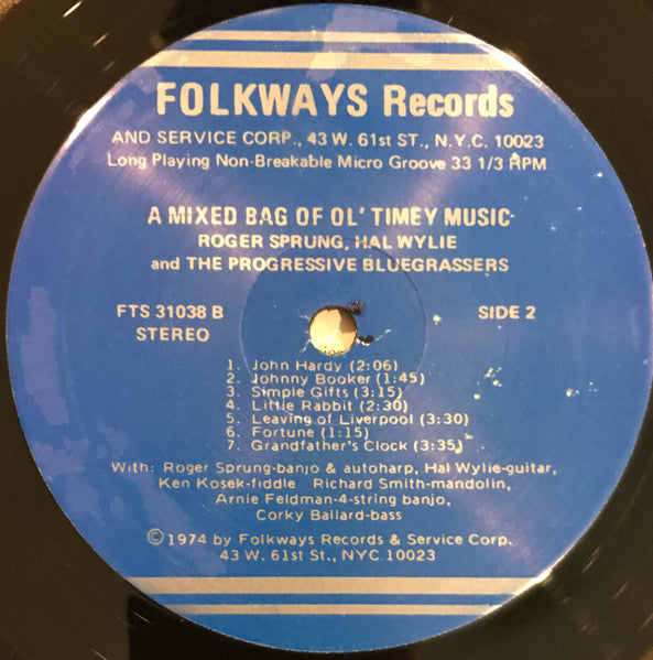 Bluegrass Blast (A Mixed Bag Of Ol' Timey Music)