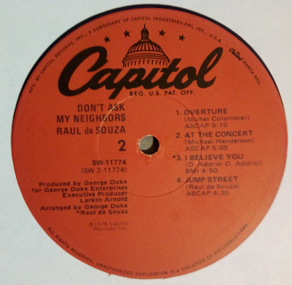 Don't Ask My Neighbors