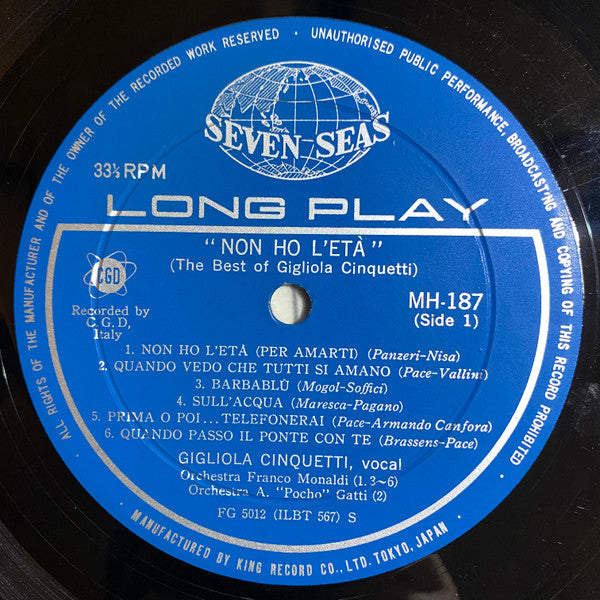 Non Ho L'Età (The Best Of Gigliola Cinquetti)