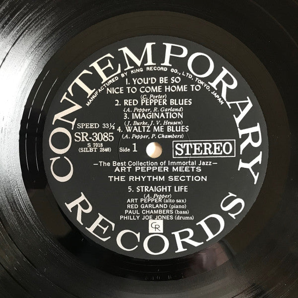 Art Pepper Meets The Rhythm Section