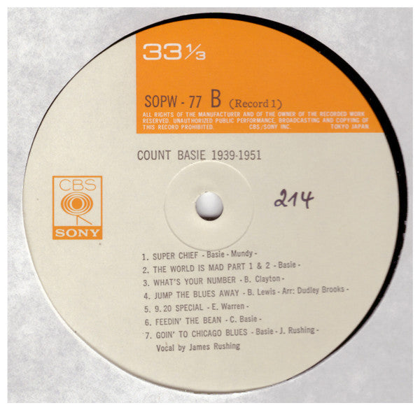 Count Basie 1939-1951