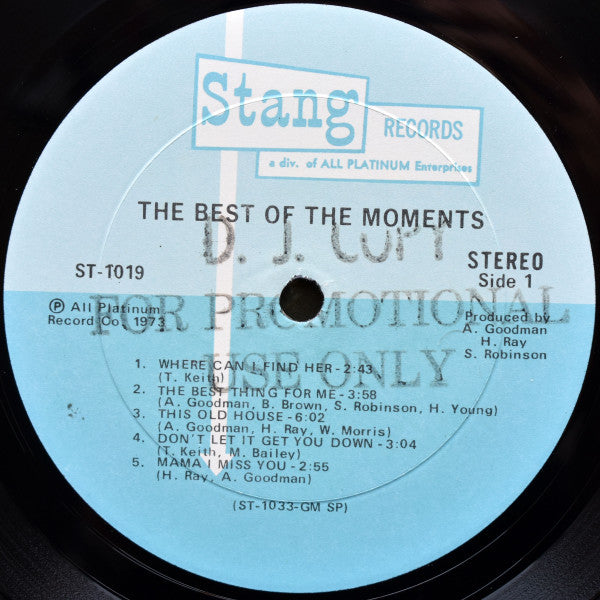 The Best Of The Moments