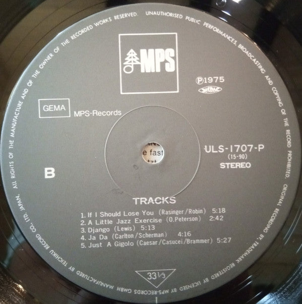 Tracks - Oscar Peterson Piano Solo