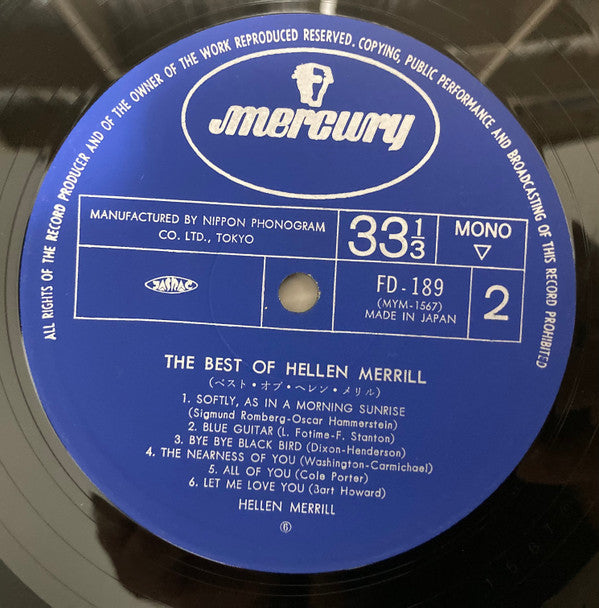 The Best Of Hellen Merrill