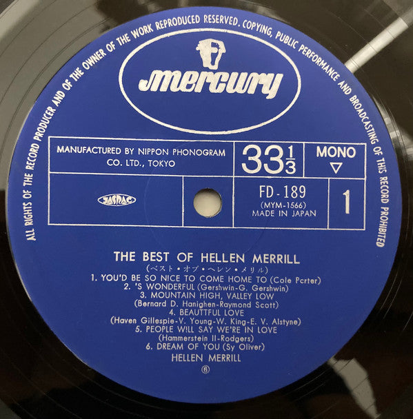The Best Of Hellen Merrill