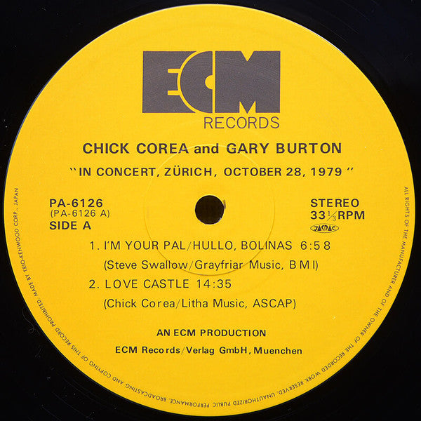 In Concert, Zürich, October 28, 1979