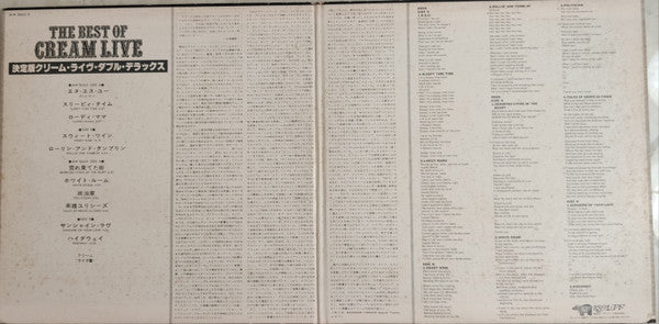 The Best Of Cream Live