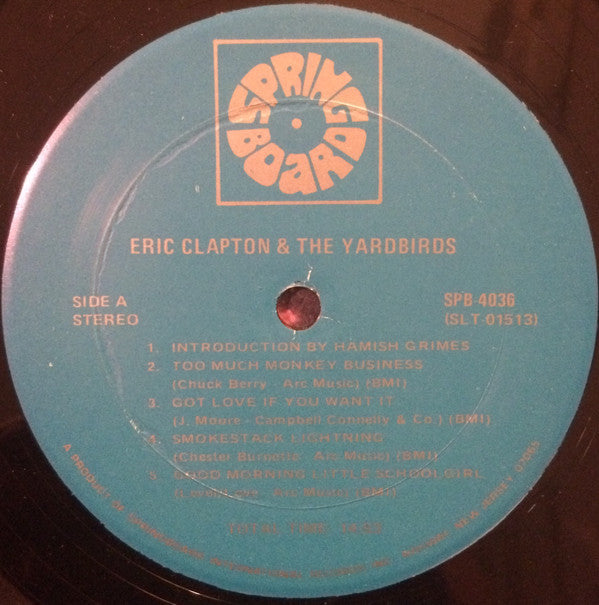 Eric Clapton And The Yardbirds