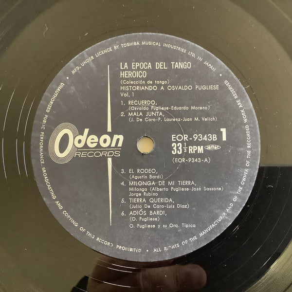 Historiando A Osvaldo Pugliese - Vol. 1