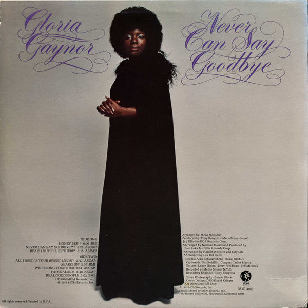 Never Can Say Goodbye